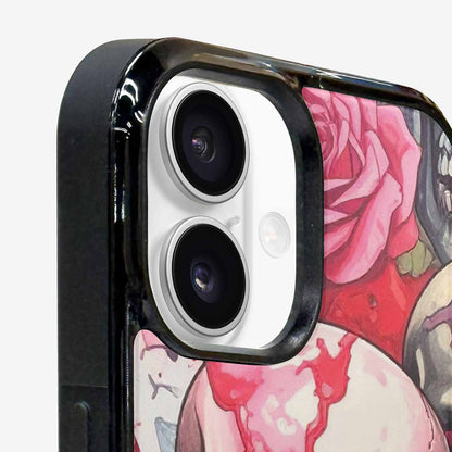 iPhone 16 Case — Skulls And Roses Skulls And Roses, Custom Designed Case Cover