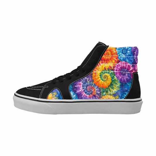 MEN'S Tie Dye Swirl High Top Canvas Vivid Shoes