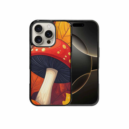 iPhone 16 Pro Case — Bold Autumn Mushroom Bold Autumn Mushroom, Custom Art Phone Cover