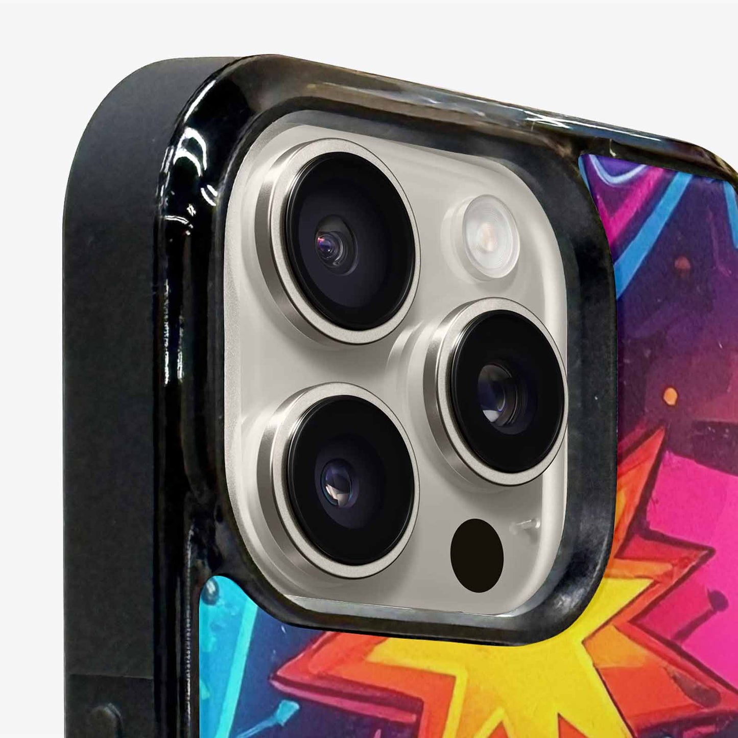 iPhone 16 Pro Max Case — 80s Retro Motif 80s Retro Motifs, Custom Made Phone Cover