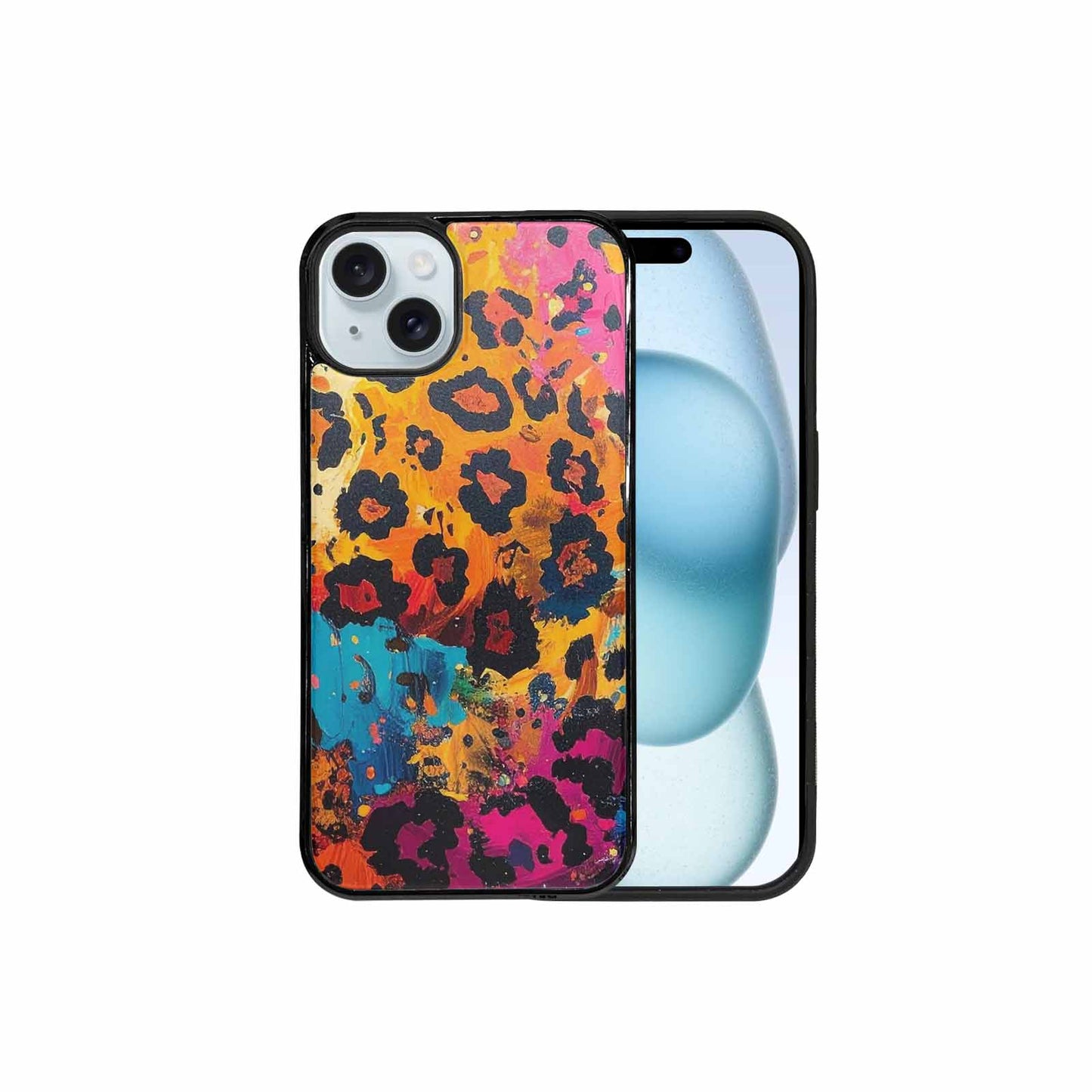 iPhone 15 Plus Case — Full Color Vibrant Animal Print Animal, Custom Made Phone Cover