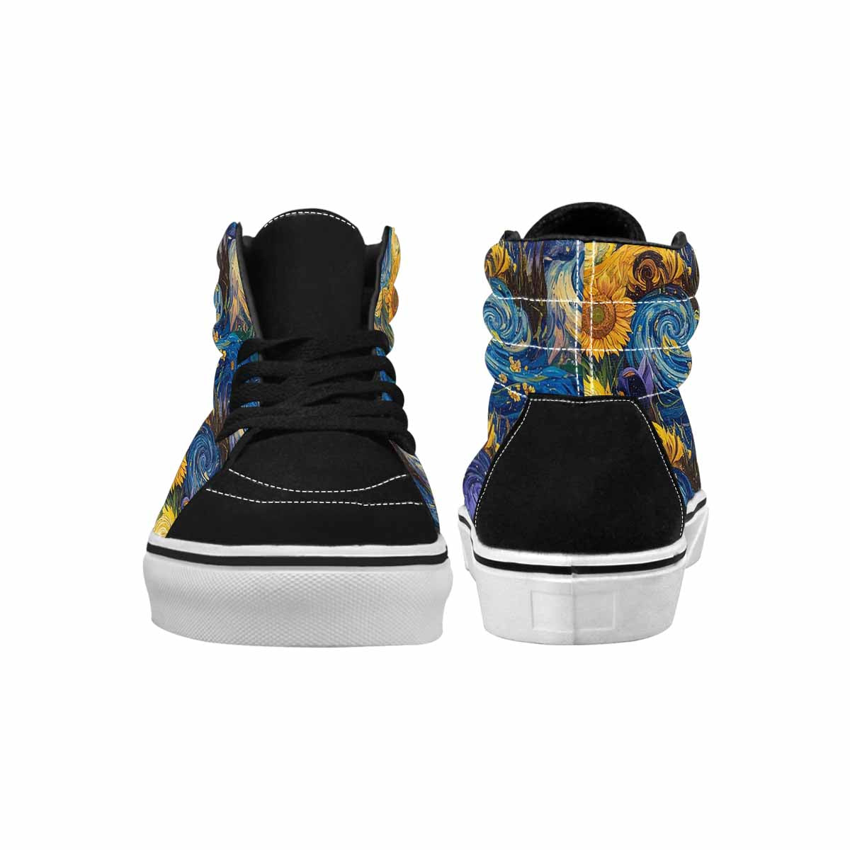MEN'S Blend All Versions High Top Canvas Neon Fantasy Custom Sneakers