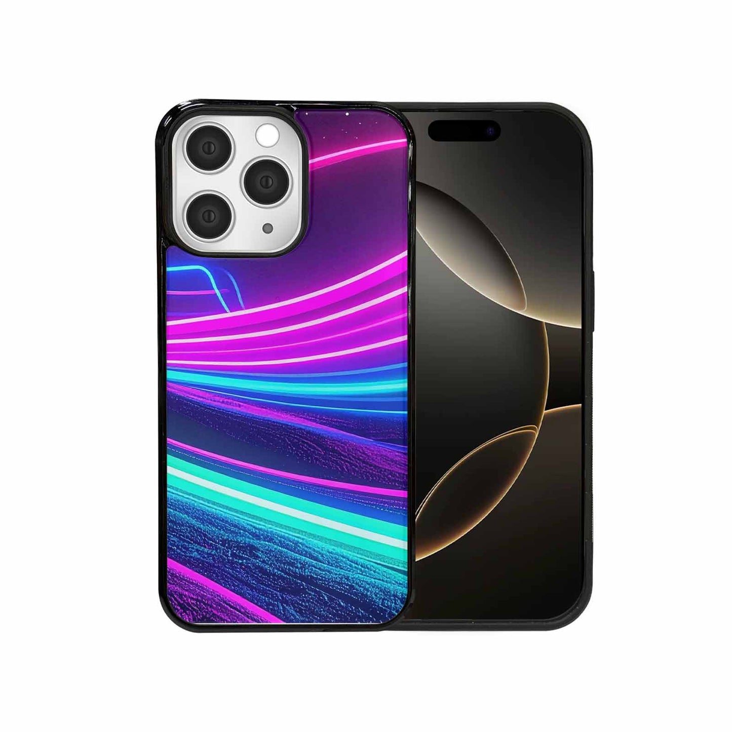 iPhone 15 Pro Max Case — 80s Neon Cartoon Custom, Original Design Phone Case