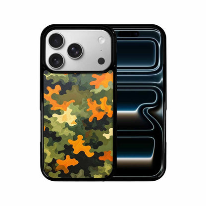 iPhone 17 Pro Case — Small Military Camouflage Blotch Pattern Camo, Customized Protective Case
