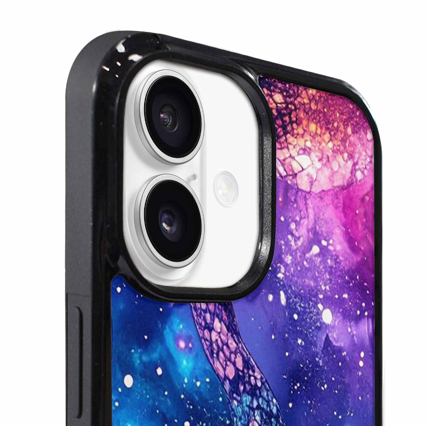 iPhone 17 Case — Galaxy Snake Print Galaxy Space, Unique Phone Case Design