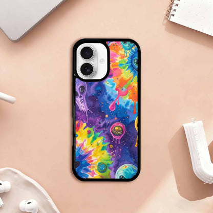 iPhone 17 Case — Aliens Tie Dyemelting Aliens Tie Dye, Original Design Phone Case