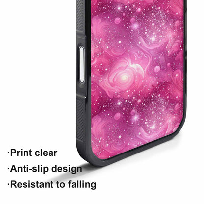 iPhone 17 Air Case — Galaxy Art Pink Aurora Small Galaxy, Unique Phone Case Design