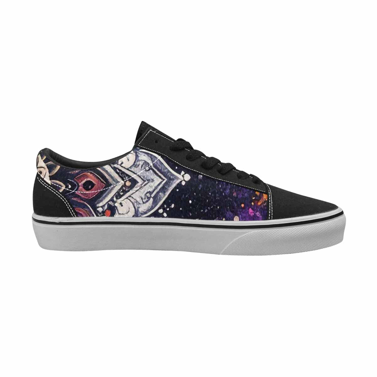 MEN'S Mandala Canvas Lace-Up Grunge Sneakers
