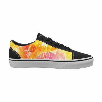 WOMEN'S Tie Dye - Canvas Lace-Up Vibrant Chaos Shoes