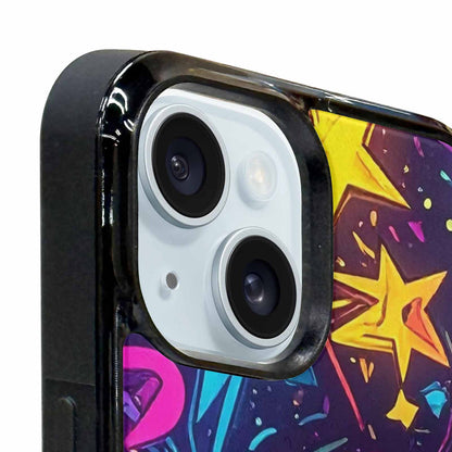 iPhone 15 Plus Case — 80s Retro Motif 80s Retro Motifs, Personalized Phone Case