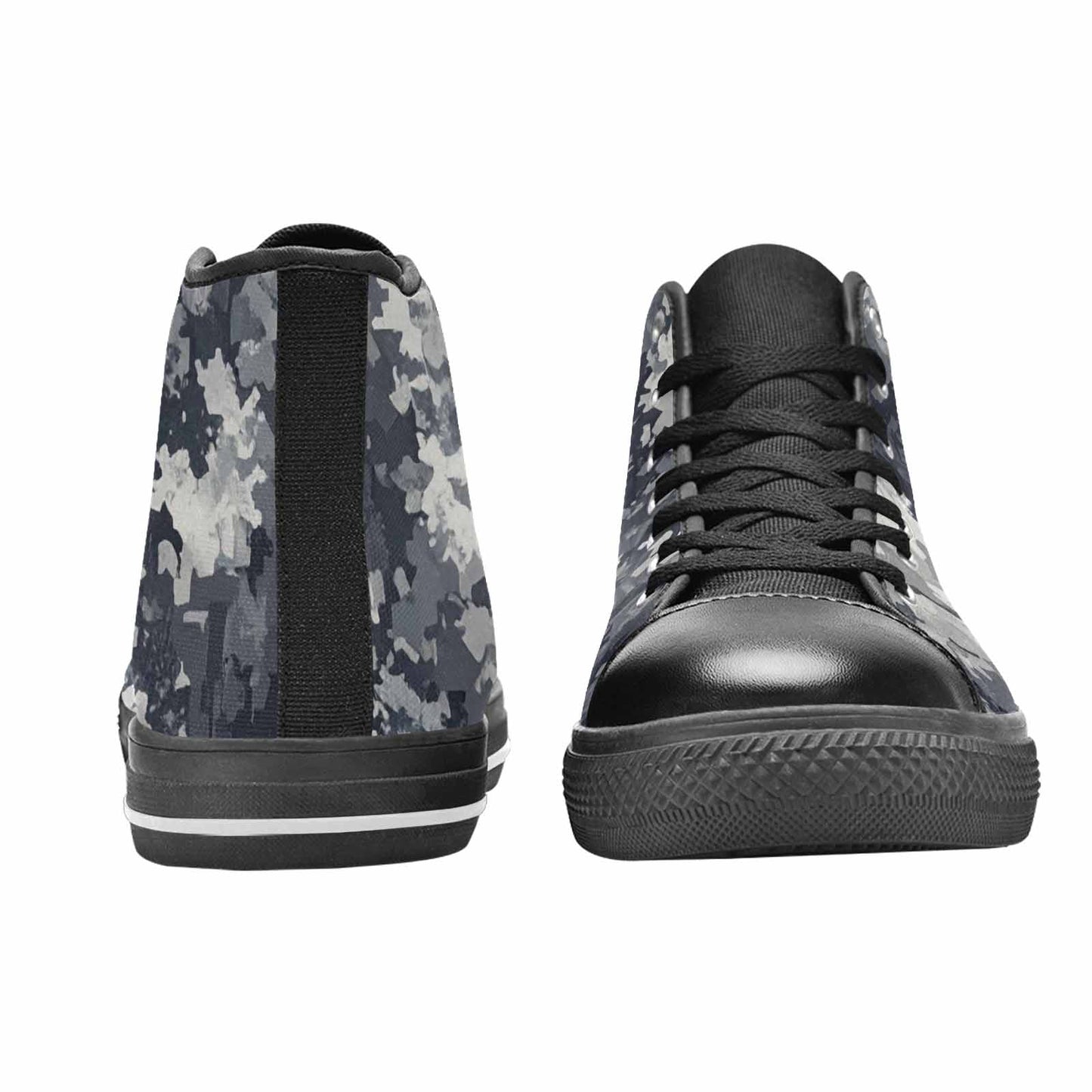 MEN'S Military Camouflage Blotch High Top Canvas Surreal Sneakers