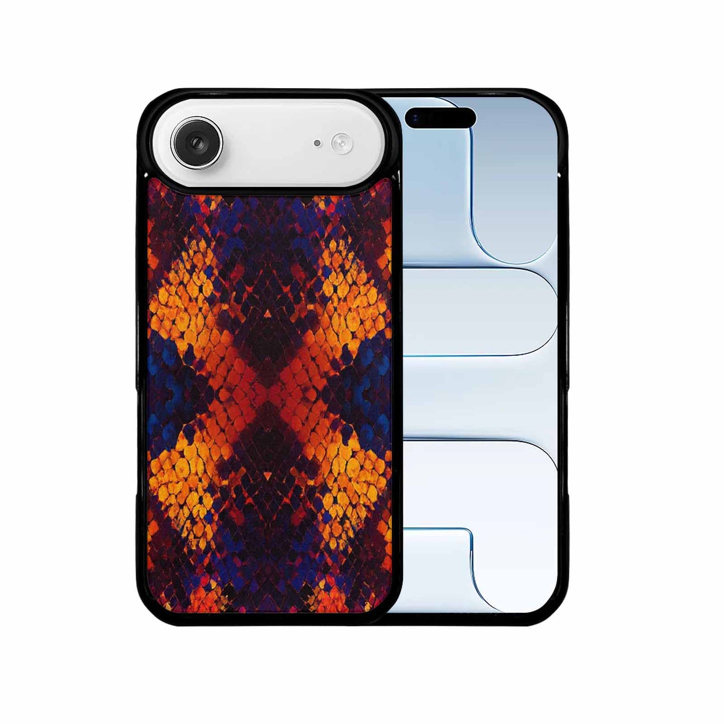 iPhone 17 Air Case — Snake Print Dark Seamless Pattern Animal, Original Design Phone Case