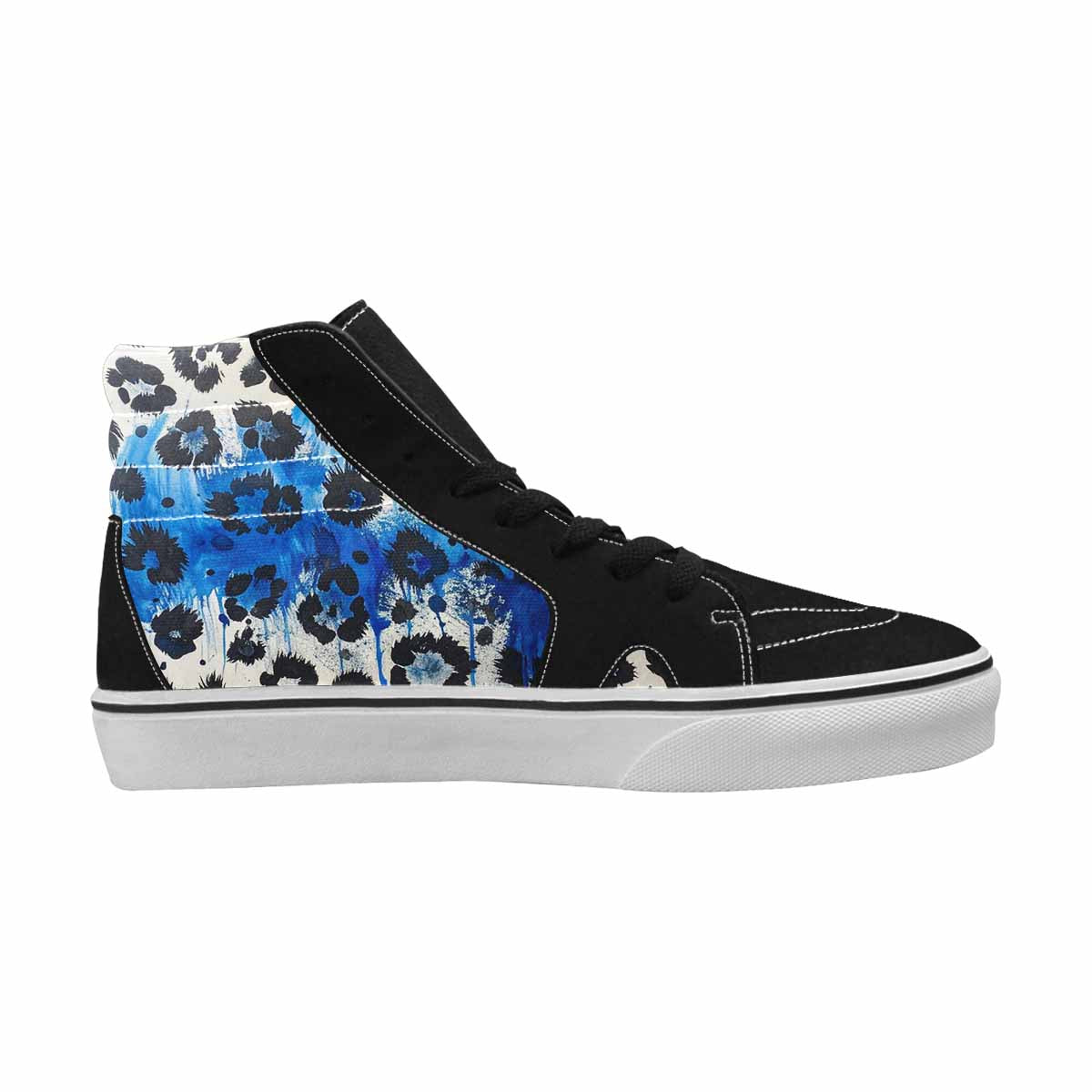 MEN'S Animal Print High Top Canvas Wallpaper Art Sneakers