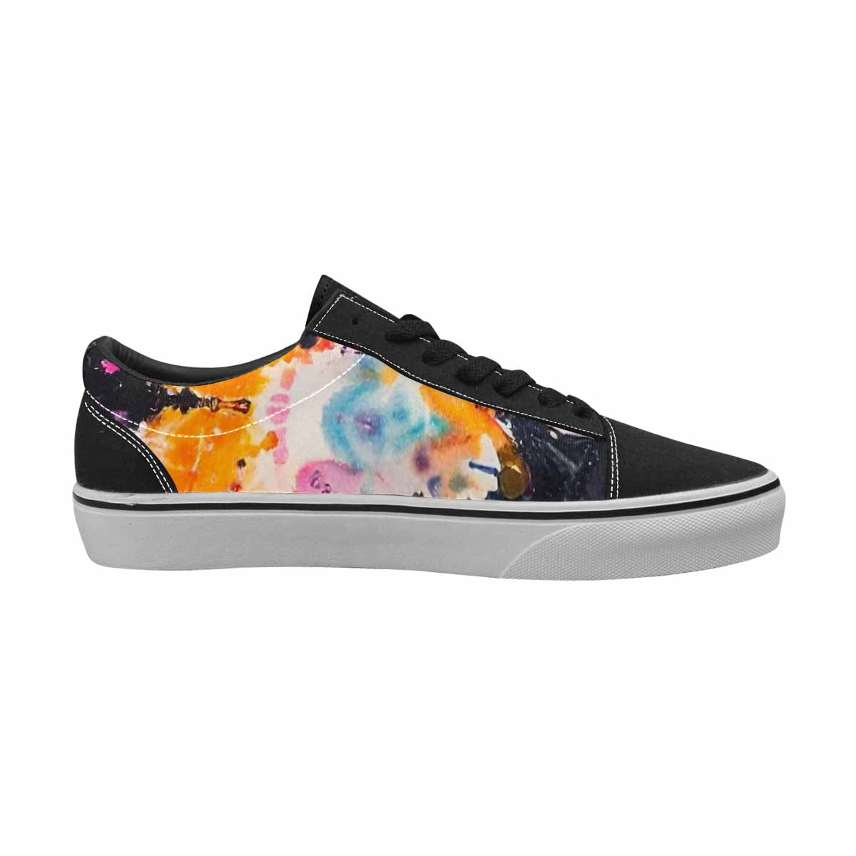 WOMEN'S Tie Lace-Up Canvas Dark Academia Custom Sneakers