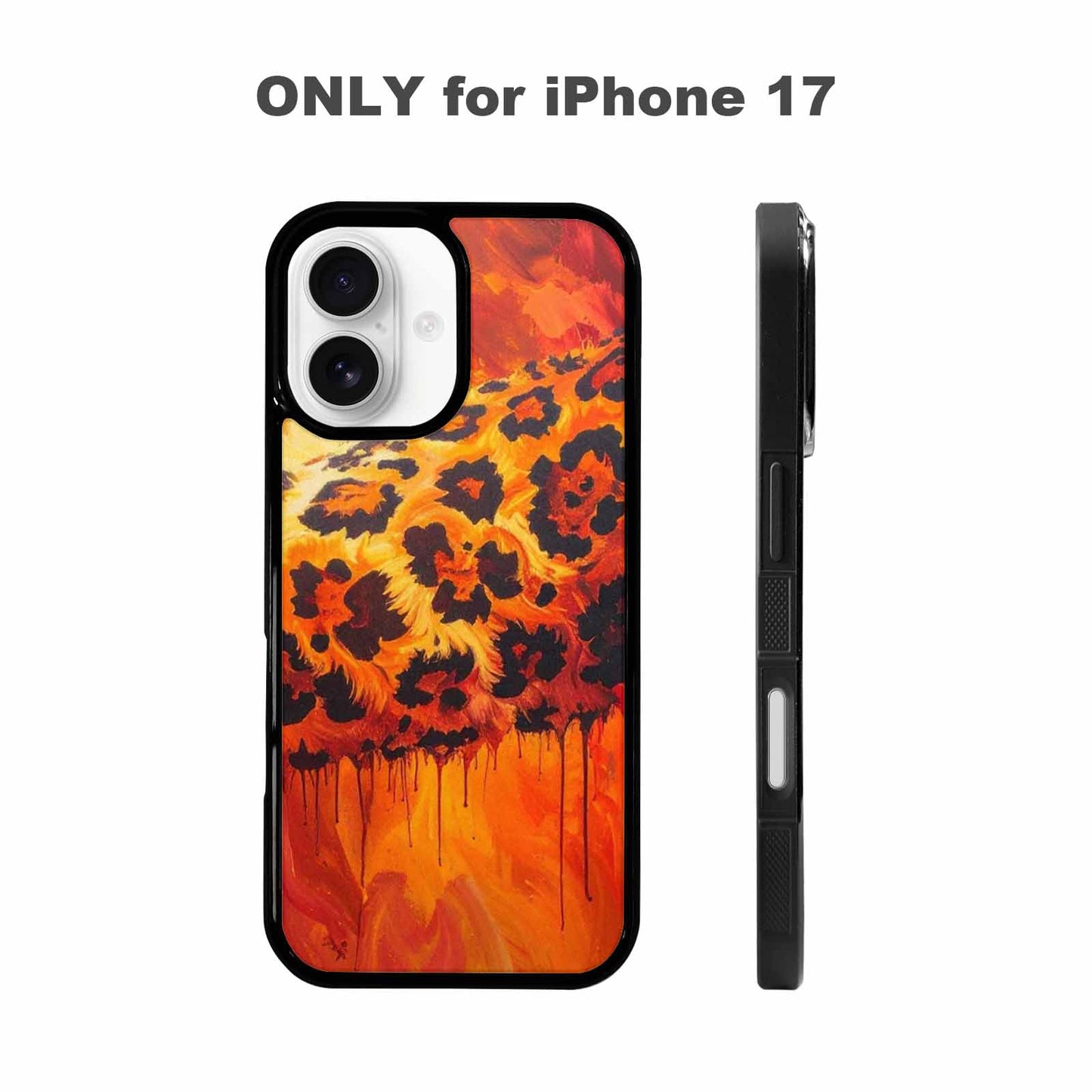 iPhone 17 Case — Seamless Repeating Pattern Of Animal Print, Custom Phone Case