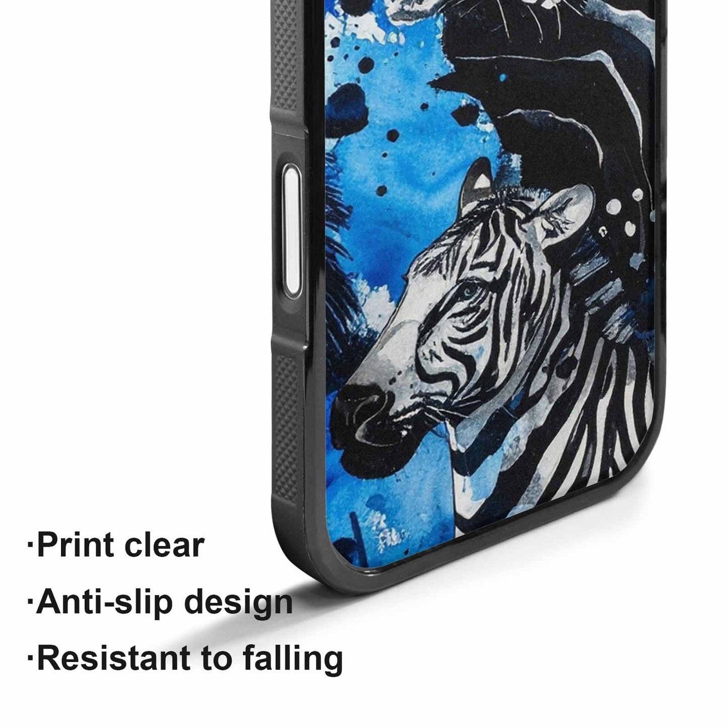 iPhone 17 Case — Animal Print Black &amp; Animal Print, Custom Art Phone Cover