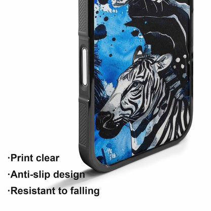 iPhone 17 Case — Animal Print Black &amp; Animal Print, Custom Art Phone Cover