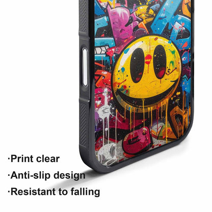 iPhone 17 Pro Case — Graffiti Style Word Art Fragments Original, Original Design Phone Case
