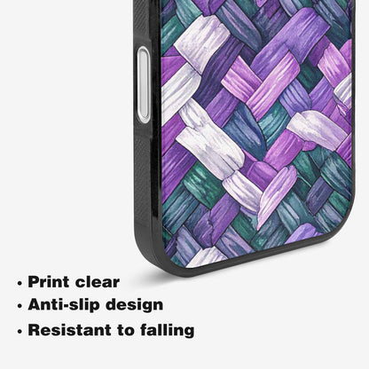 iPhone 16 Case — Genderqueer Flag Color Theme Small Rainbow, Custom Art Phone Cover