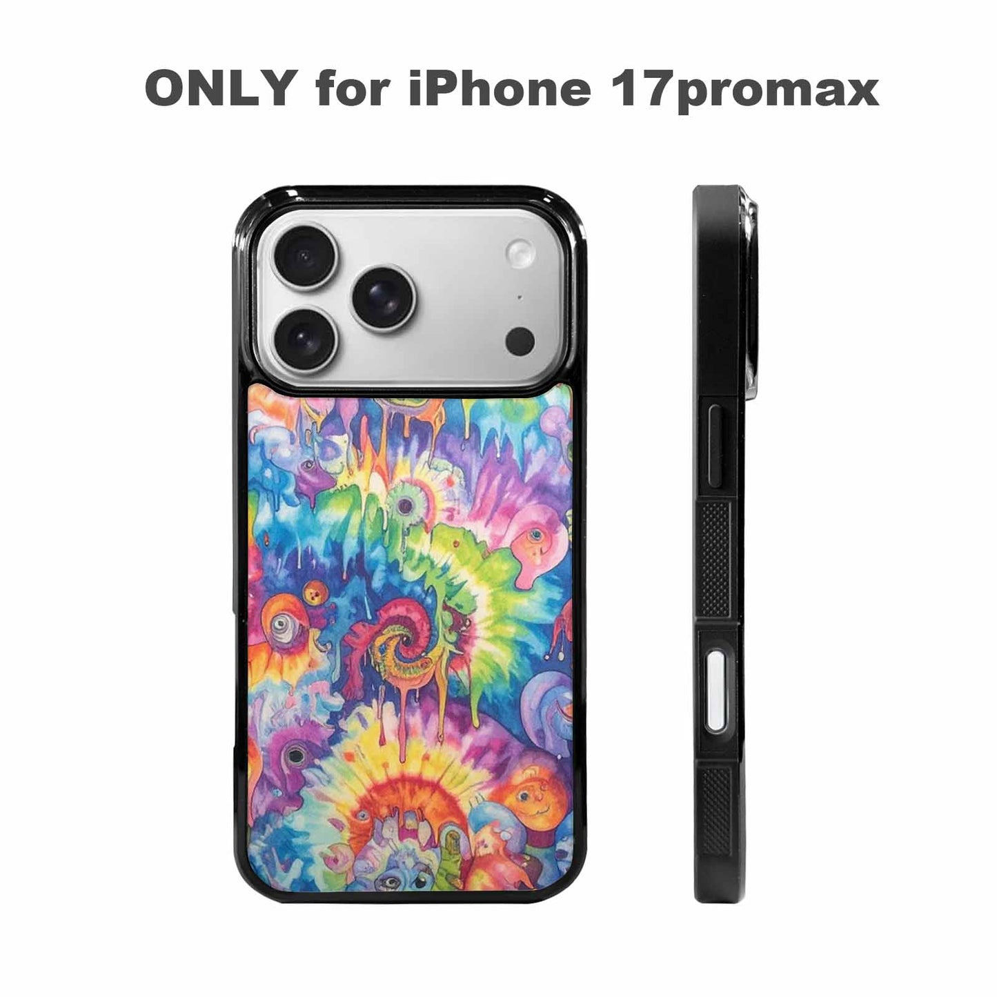 iPhone 17 Pro Max Case — Aliens Tie Dyemelting Aliens Tie Dye, Custom Made Phone Cover