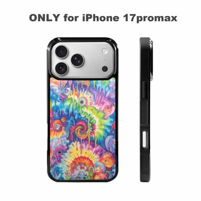 iPhone 17 Pro Max Case — Aliens Tie Dyemelting Aliens Tie Dye, Custom Made Phone Cover