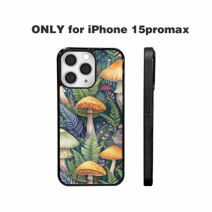 iPhone 15 Pro Max Case — Mushrooms Botanicalmushrooms P, Unique Phone Case Design