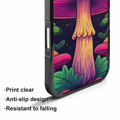 iPhone 17 Case — Psychedelic Mushroom Cartoon Pattern Cartoon Cute, Custom Made Phone Cover