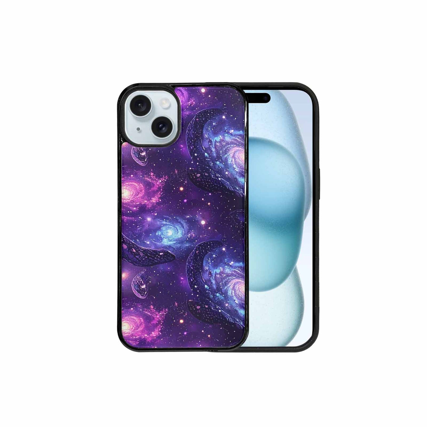 iPhone 15 Plus Case — Galaxy Snake Print Custom, Customized Protective Case