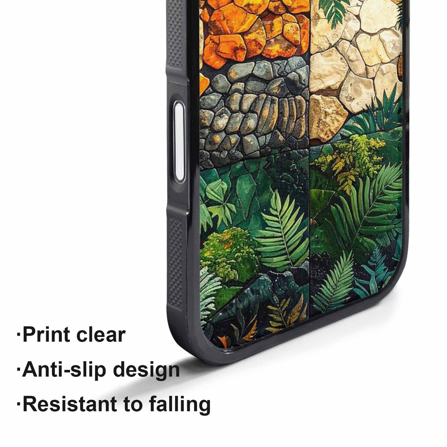 iPhone 17 Pro Max Case — Small Dinosaur Silhouette Pattern, Original Art, Custom Phone Case