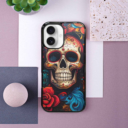 iPhone 16 Case — Graffiti Skull, Custom Art Phone Cover