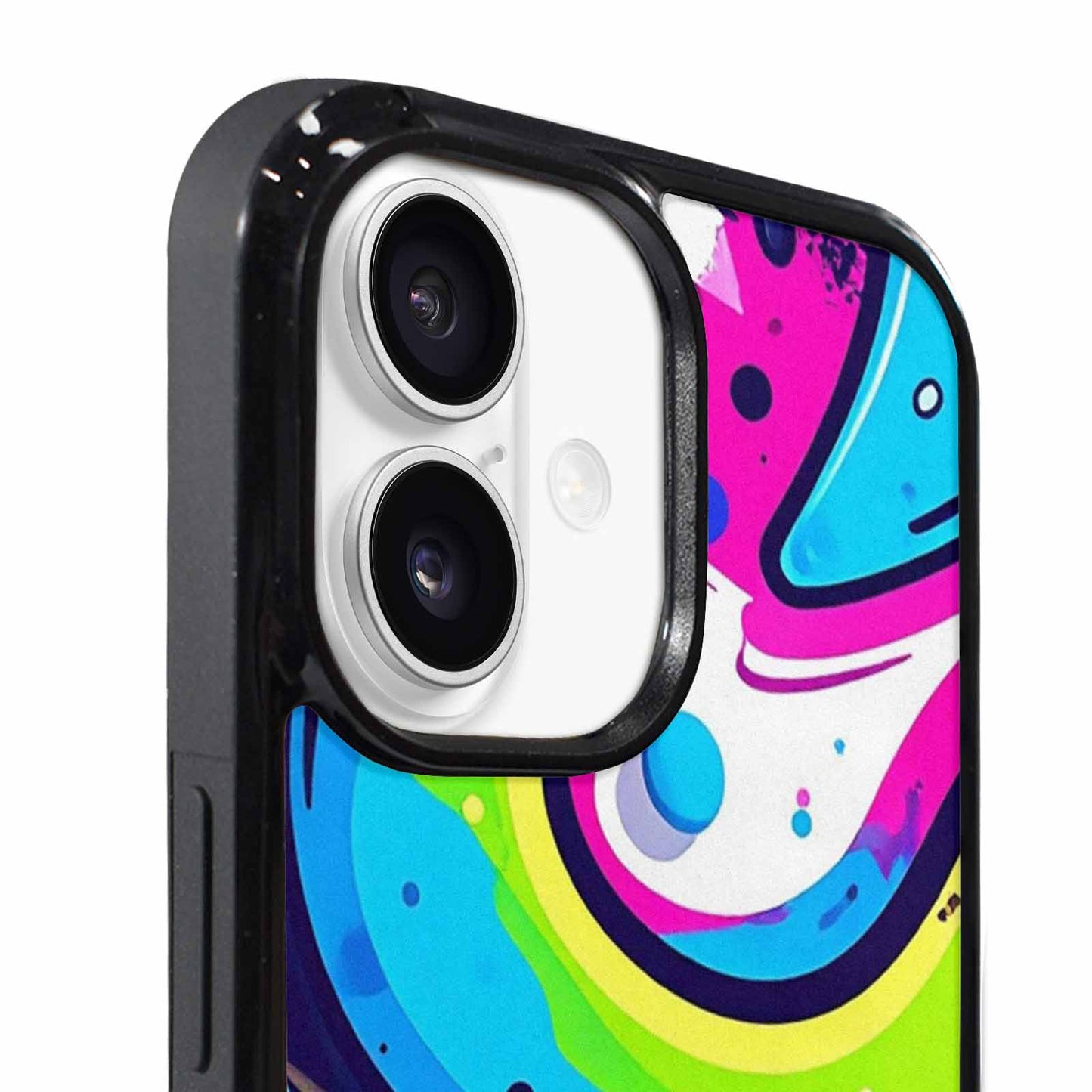 iPhone 17 Case — Acid Wash Cartoon Tie Dye, Original Design Phone Case