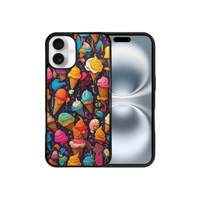 iPhone 16 Plus Case — Ice Cream Motif Ice Cream Motifs, Custom Phone Case