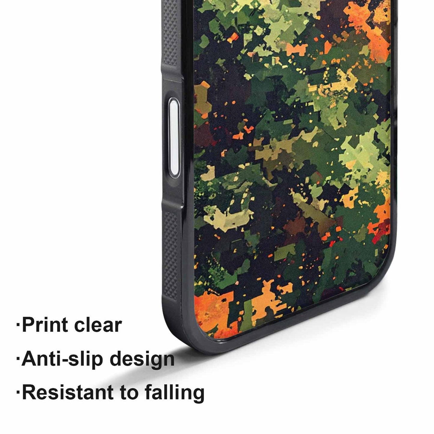 iPhone 17 Air Case — Small Military Camouflage Blotch Pattern Camo, Original Design Phone Case