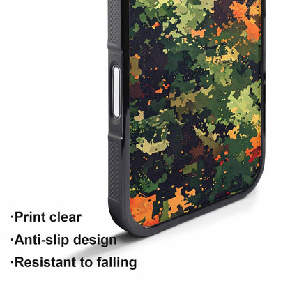 iPhone 17 Air Case — Small Military Camouflage Blotch Pattern Camo, Original Design Phone Case