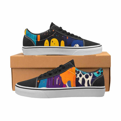 WOMEN'S Melting Aliens Lace-Up Canvas Aesthetic Shoes