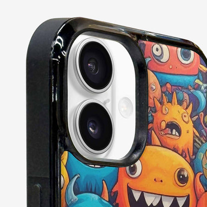 iPhone 16 Case — Monsters General Cartoon Monst D4o, Unique Phone Case Design