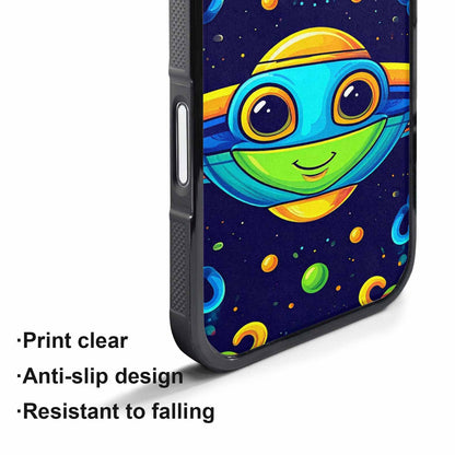 iPhone 17 Air Case — Alien Ufo Cartoon Art Pattern Alien, Unique Phone Case Design