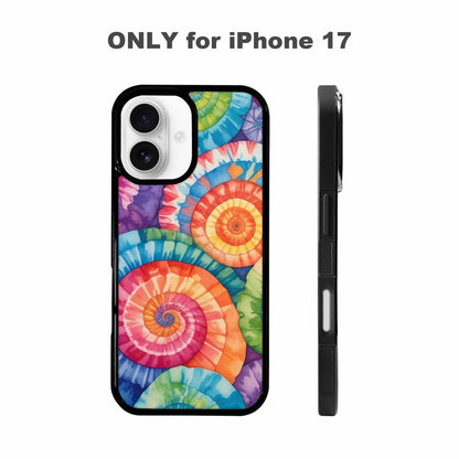 iPhone 17 Case — Tie Dye Swirls Tie Dye, Customized Protective Case