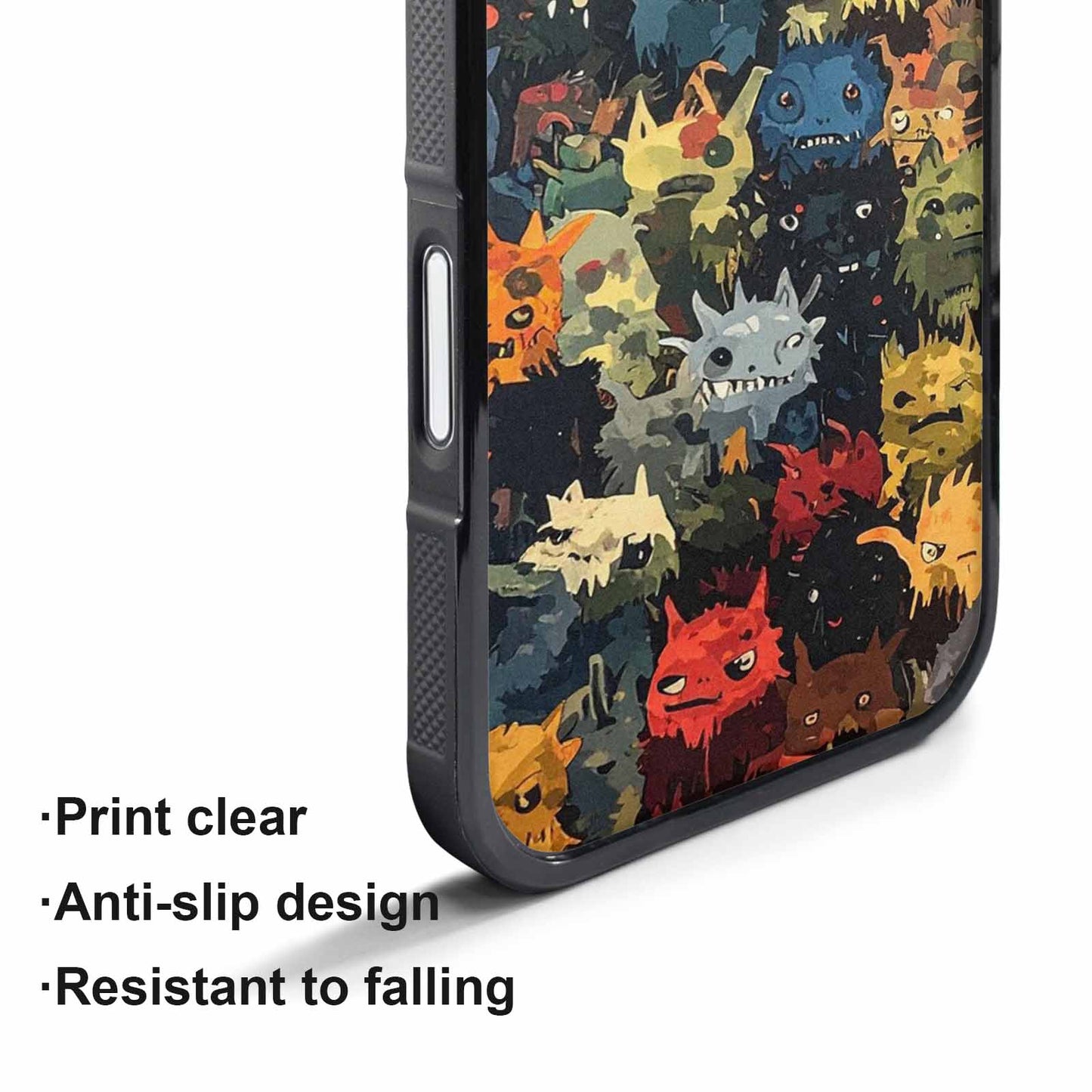iPhone 17 Pro Max Case — Monsters Camomonsters Pattern Okl Camo, Unique Phone Case Design