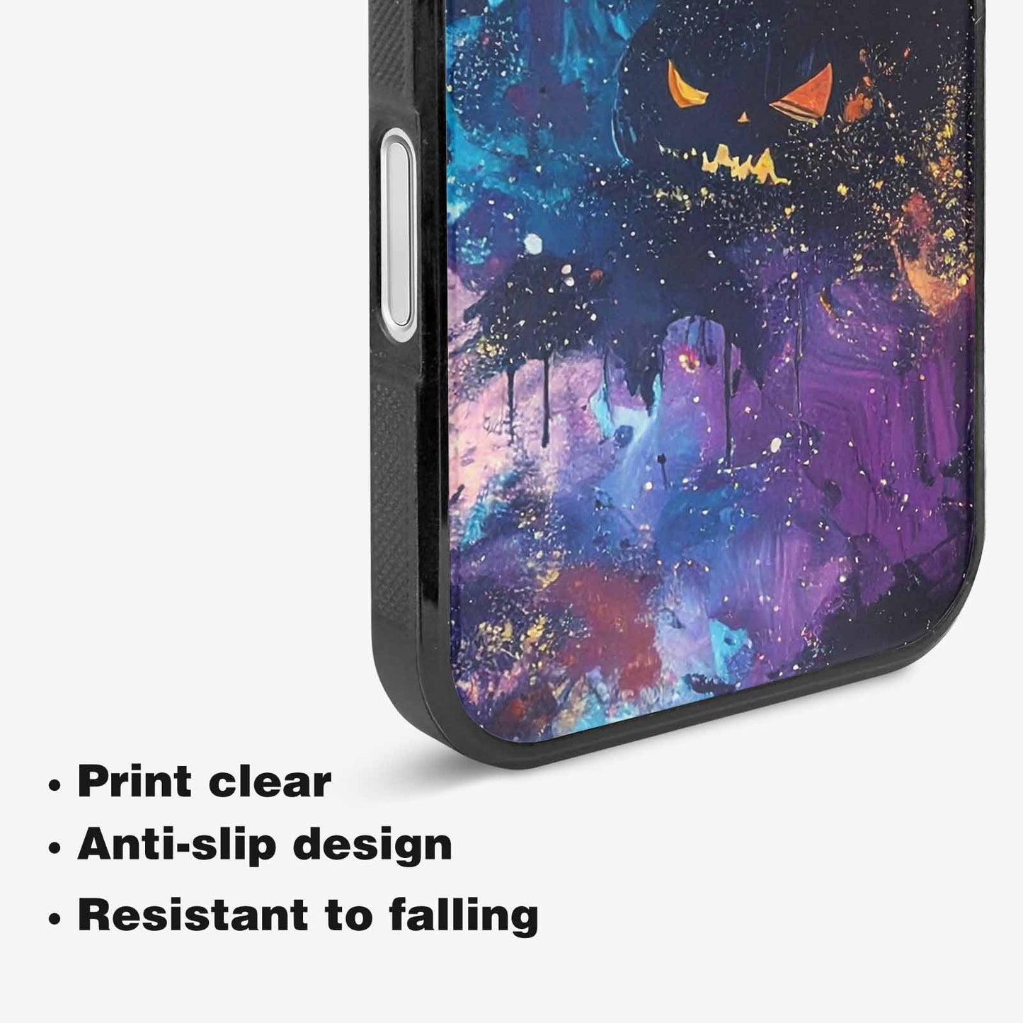 iPhone 16 Case — Eamless Repeating Pattern Of Overlapping Pumpkin, Custom Phone Case