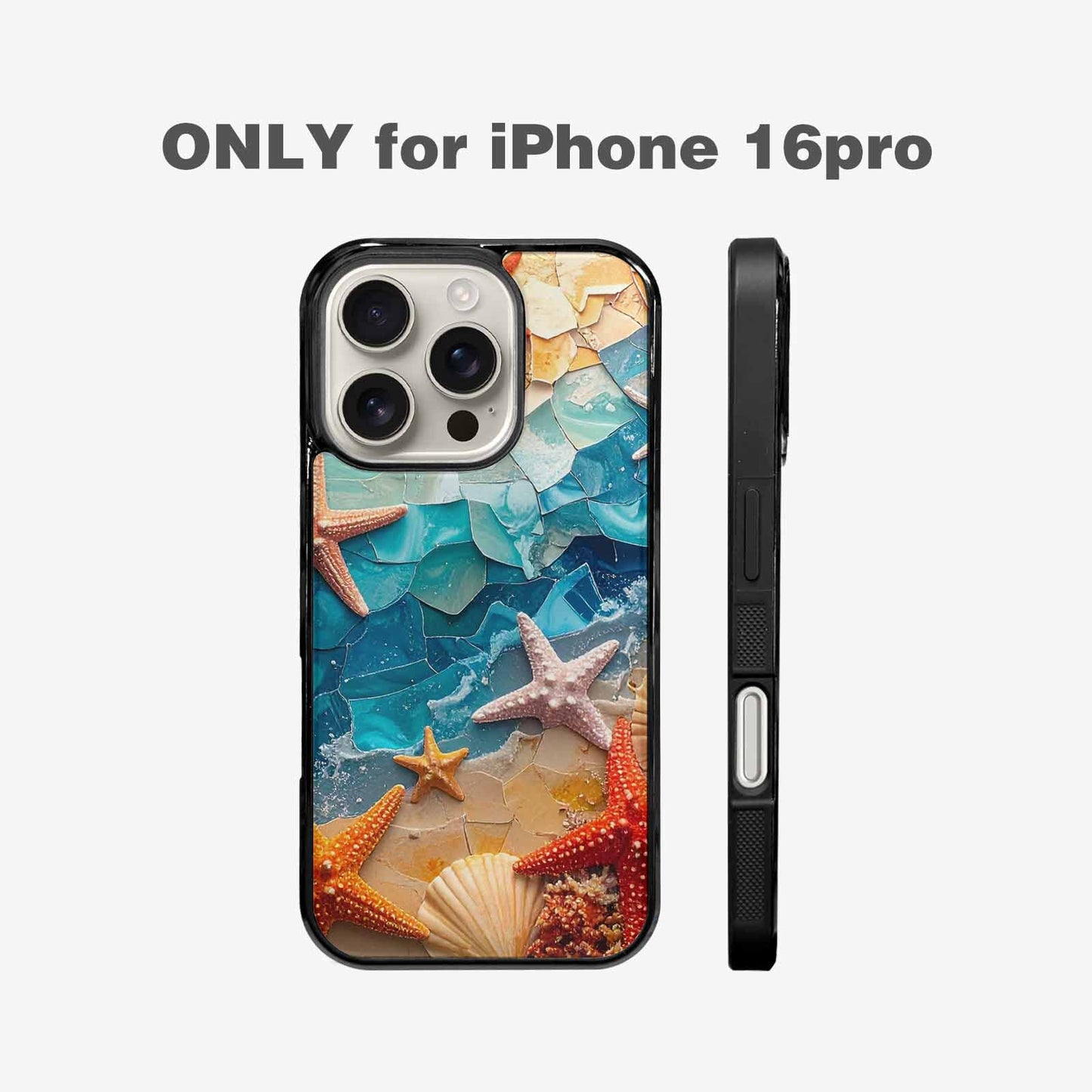 iPhone 16 Pro Case — Starfish Cluster Starfish Cluster Pattern Hundreds, Original Design Phone Case