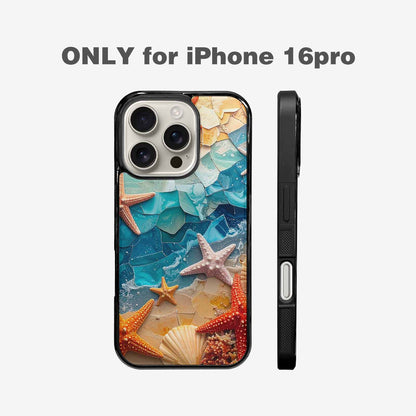 iPhone 16 Pro Case — Starfish Cluster Starfish Cluster Pattern Hundreds, Original Design Phone Case