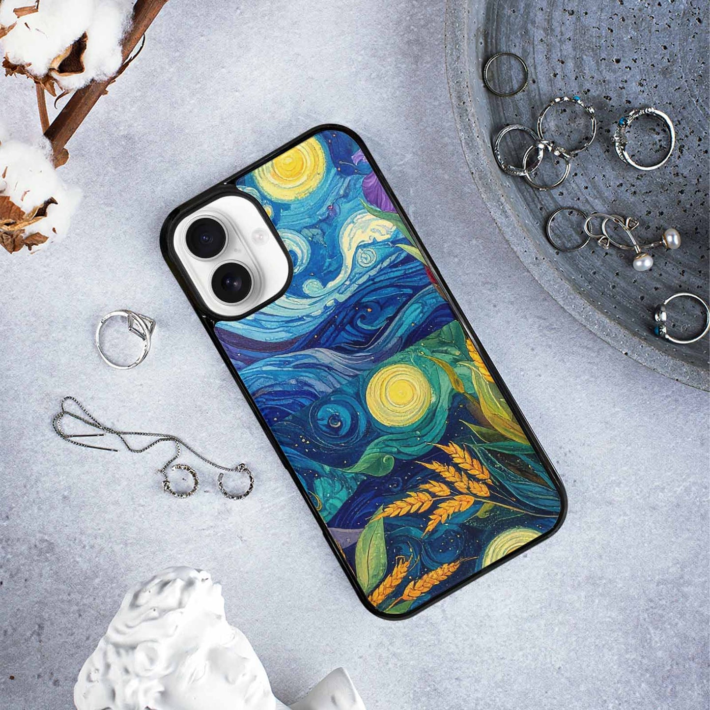 iPhone 16 Plus Case — Blend All Versions Together Melting Together, Custom Art Phone Cover