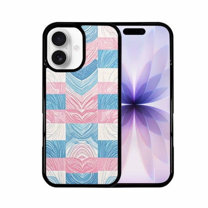 iPhone 17 Case — Transgender Flag Color Theme Original Art, Original Design Phone Case