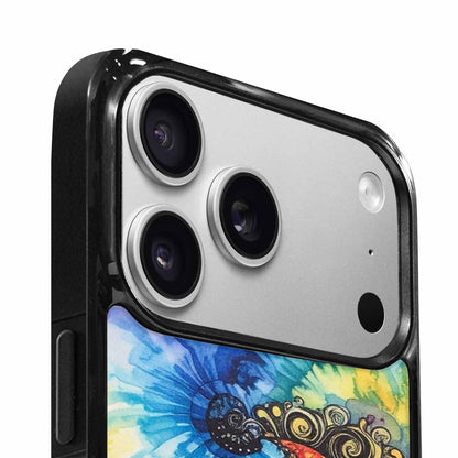 iPhone 17 Pro Max Case — Tie Dye Swirls (black Tie Dye, Custom Print Case Cover