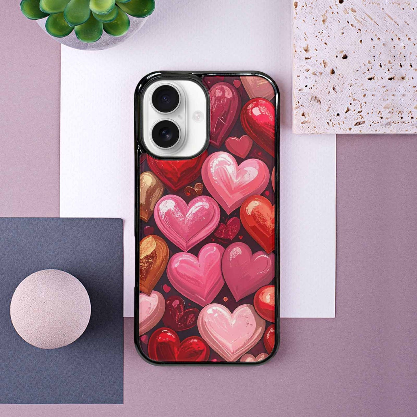 iPhone 16 Case — No Words Or Writings On The, Custom Designed Case Cover