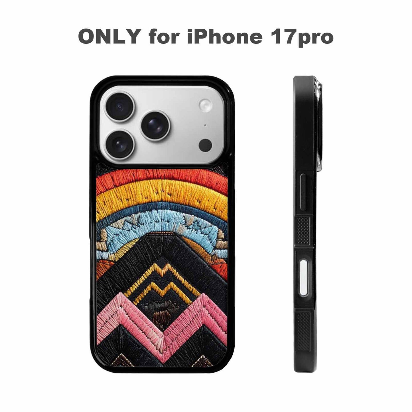 iPhone 17 Pro Case — Vivid Camo Progress Pride Camo, Original Design Phone Case
