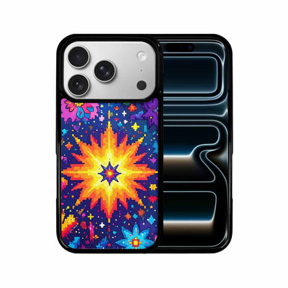 iPhone 17 Pro Case — Pixel Art Bit Burst Pattern Original, Original Design Phone Case