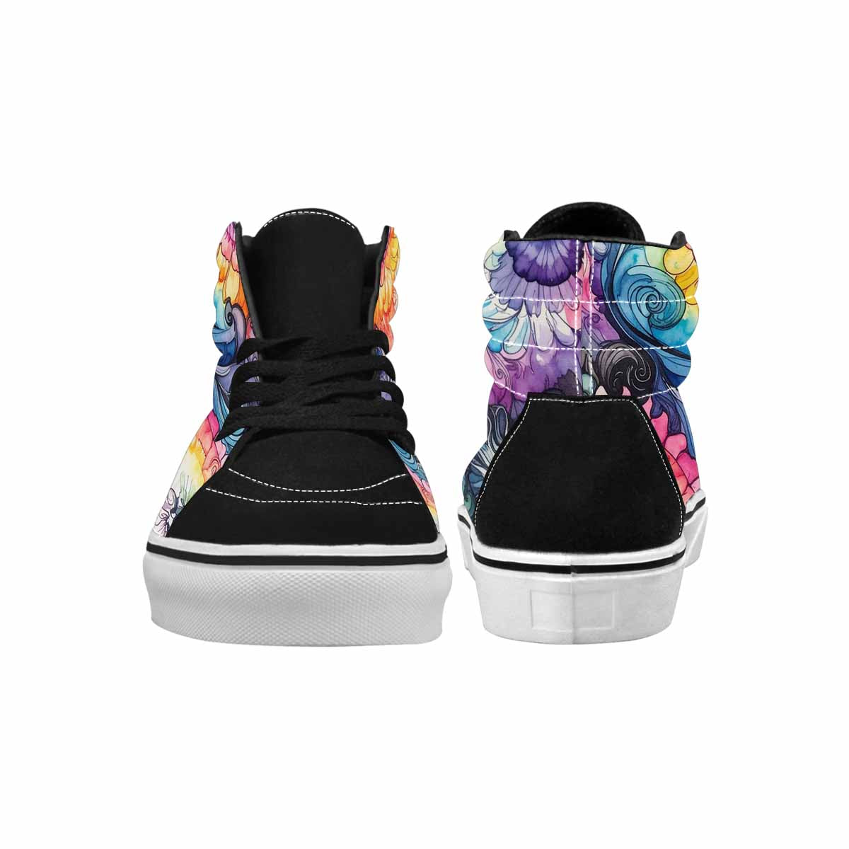 MEN'S Tie High Top Canvas Surreal Shoes
