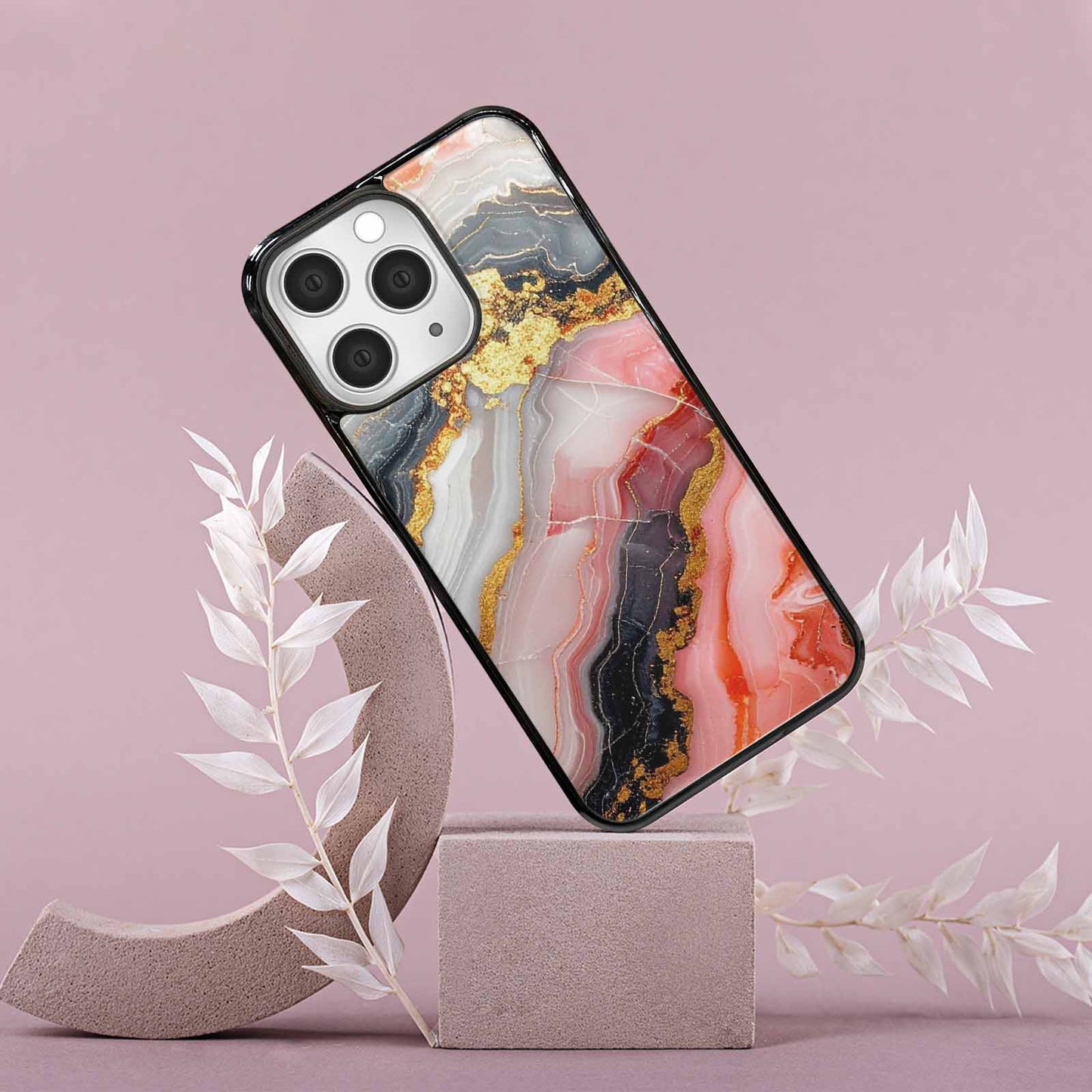 iPhone 15 Pro Max Case — Marble Vein Marble Veins Pattern Hundreds, Unique Phone Case Design